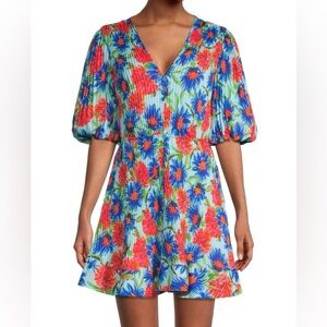 Milly Elle Printed Mini Dress
